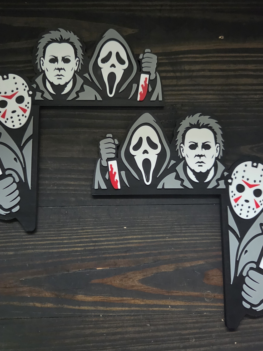 Horror Icon Art Trio Door Topper
